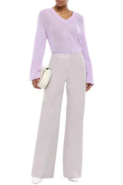 Shop Autumn Cashmere Woman Cashmere Sweater Lavender