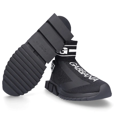 Shop Dolce & Gabbana Sneakers Black Sorrento Senaker