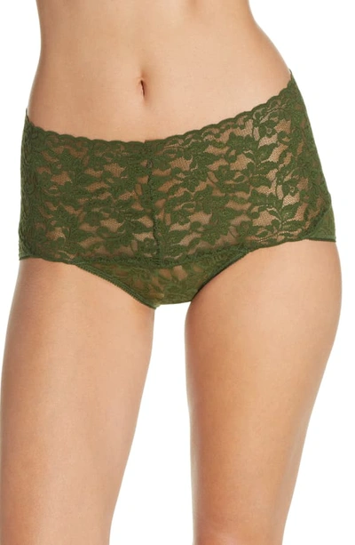 Hanky Panky 'retro Vikini' Briefs In Woodland Green