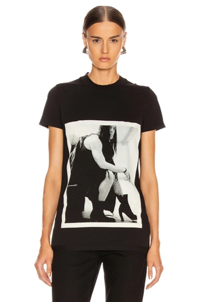 Shop Rick Owens Drkshdw Crew Level Tee In Black