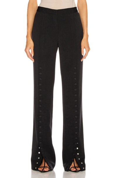 Shop Jil Sander Snap Button Pant In Dark Blue