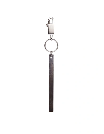 Shop Rick Owens Small Barrette Keyring In Grey