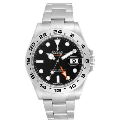 Shop Rolex Explorer Ii 42mm Black Dial Steel Mens Watch 216570 Box Card