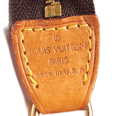 Pre-owned Louis Vuitton Monogram Pochette Accessoires In Black