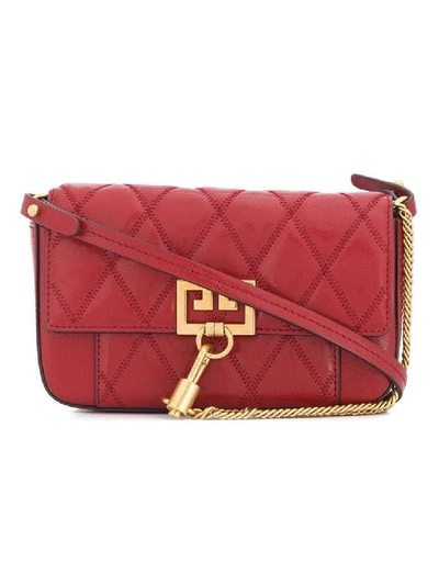 Shop Givenchy Red Women's Vermillon Quilted Crossbody Bag