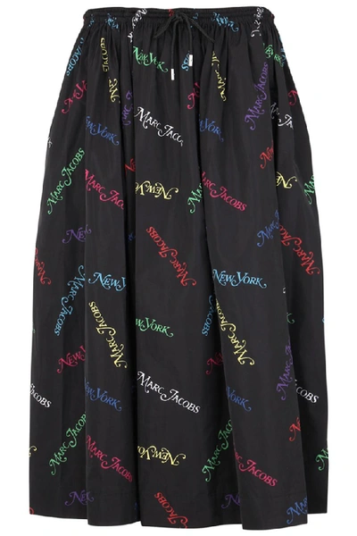 Shop Marc Jacobs The Pull-on Skirt In Black