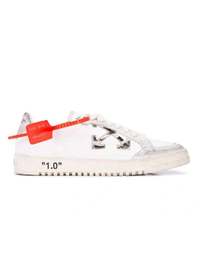 Shop Off-white White Men's 2.0 Security Tag Sneakers