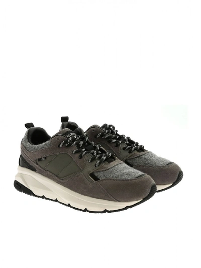 Shop Woolrich Sneaker Suede 192010 4240 In Black