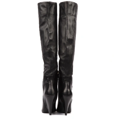 Shop Aldo Castagna Black Nappa Leather Boots