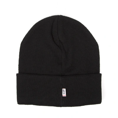 Shop Gcds Black Wool Hat With Logo
