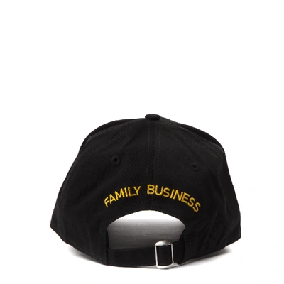 Shop Dsquared2 Black Cotton Logo Hat