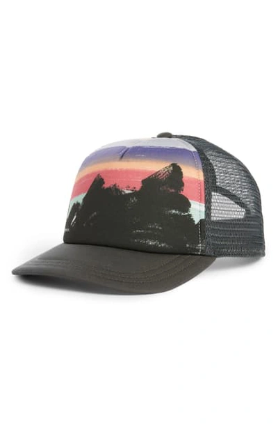 Shop Patagonia Fitz Roy Free Hand Interstate Hat In Fge Forge Grey