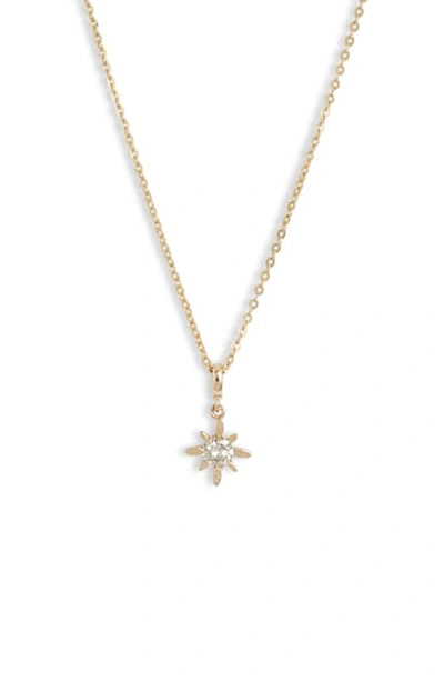 Shop Loren Stewart Diamond Nova Pendant Necklace In Yellow Gold