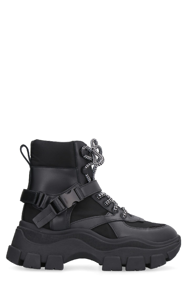 prada block high top sneakers