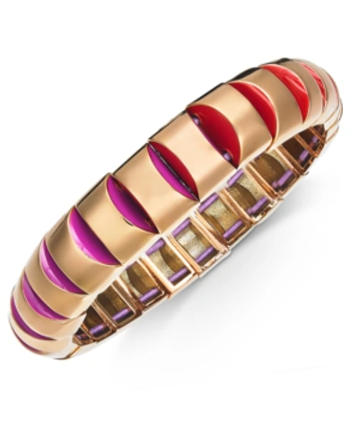 Shop Kate Spade Stretch Bracelet In Berry Multi
