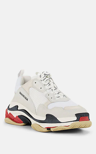 balenciaga triple s grey neon