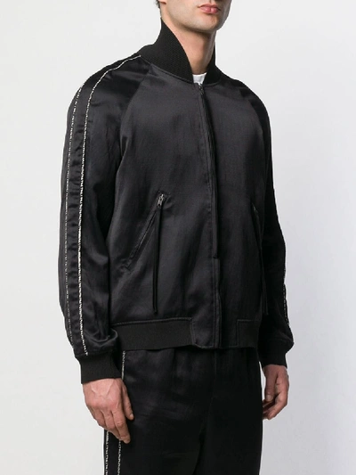 Shop Damir Doma Cotton Bomber Jacket In Black
