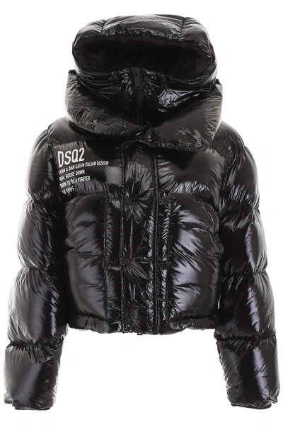 Shop Dsquared2 Puffer Jacket With Vest In Black (black)