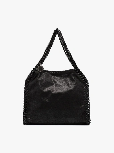 Shop Stella Mccartney Black Falabella Small Shoulder Bag