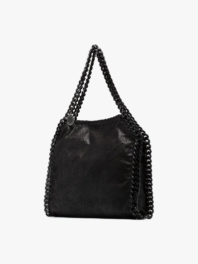 Shop Stella Mccartney Black Falabella Small Shoulder Bag