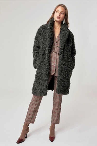 Shop C/meo Collective Profuse Coat In Forest