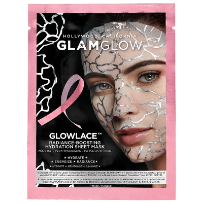 Shop Glamglow Glowlace &trade; Radiance Boosting Hydration Sheet Mask - Breast Cancer Campaign Edition 1 Mask