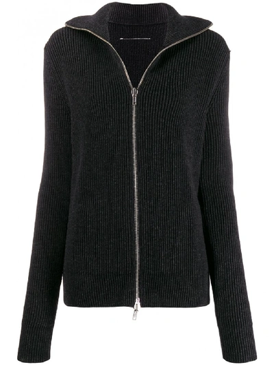 Shop Mm6 Maison Margiela Turtle-neck Sweater In Black