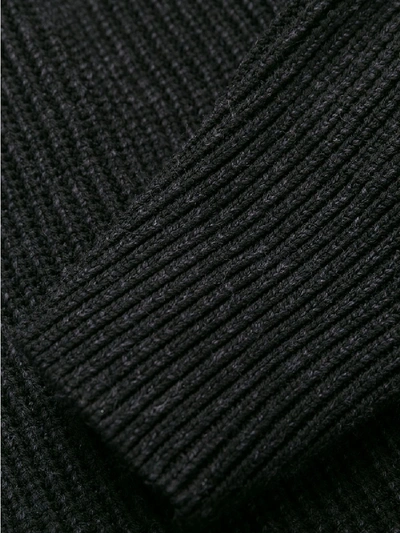 Shop Mm6 Maison Margiela Turtle-neck Sweater In Black