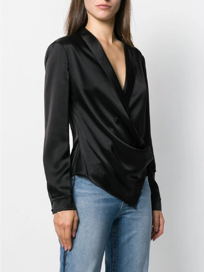 Shop Alice And Olivia Aurora Blouse In Black