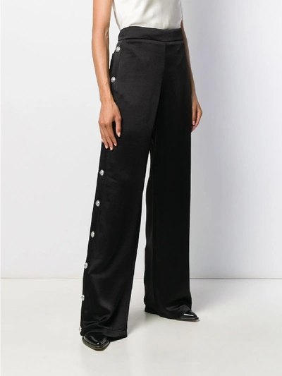 Shop Balmain Satin Sweatpants