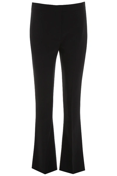 Shop Alexander Mcqueen Flare Trousers In Black (black)