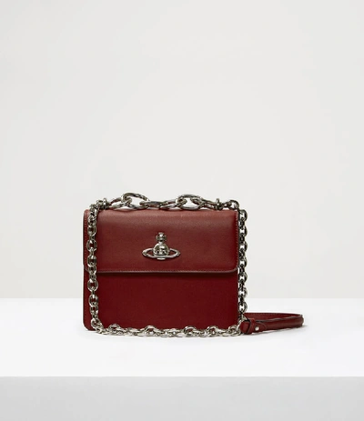 Shop Vivienne Westwood Florence Medium Bag With Flap Red