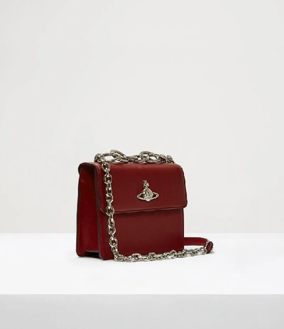 Shop Vivienne Westwood Florence Medium Bag With Flap Red