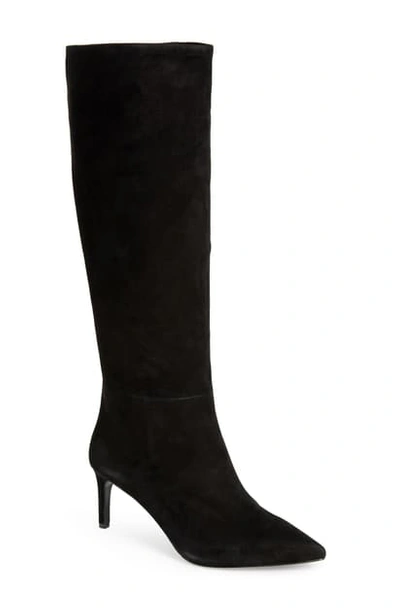 Shop Alice And Olivia Maeven Knee High Boot In Black