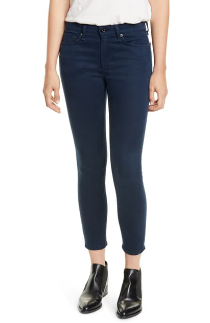 navy skinny pants