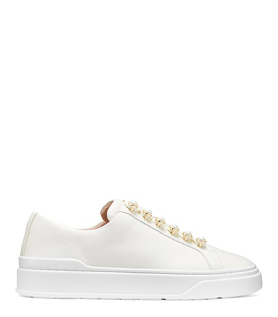 stuart weitzman white sneakers