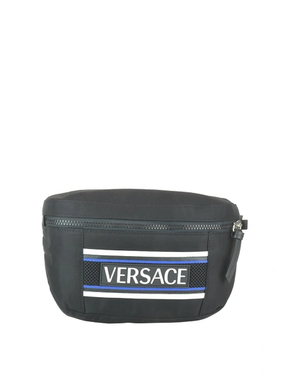 Shop Versace Olympus Belt Bag In Black