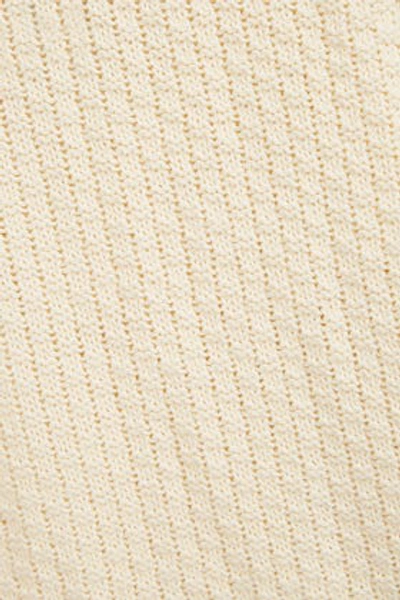 Shop Ami Alexandre Mattiussi Oversized Knit Jumper In Ivory