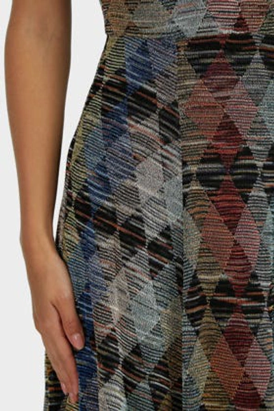 Shop Missoni Open-back Diamond-print Maxi Dress
