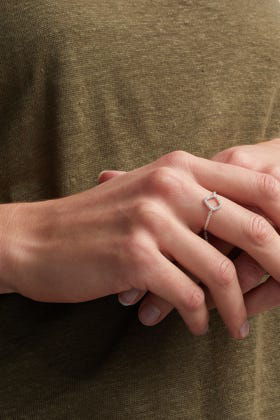 Riva Diamond Ring Monica Vinader Kite Ring MONICA VINADER Riva