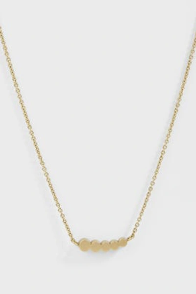Shop Sophie Bille Brahe Diamond And 18k Yellow Gold Lune Necklace In Y Gold