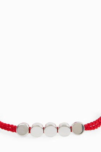 Shop Monica Vinader Linear Bead Friendship Bracelet In Orange