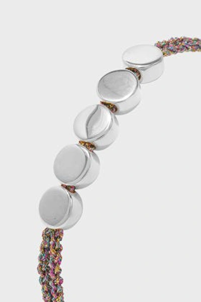 Shop Monica Vinader Linear Bead Friendship Bracelet, Os In Metallic