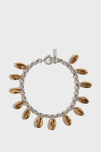 Shop Isabel Marant Shell-embellished Charm Bracelet