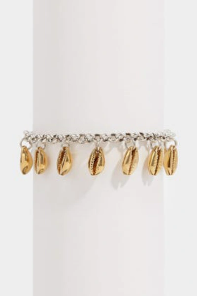 Shop Isabel Marant Shell-embellished Charm Bracelet