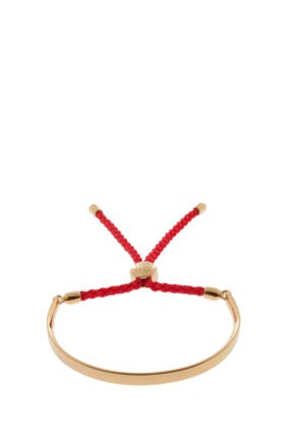 Shop Monica Vinader Fiji Friendship Bracelet In Metallic