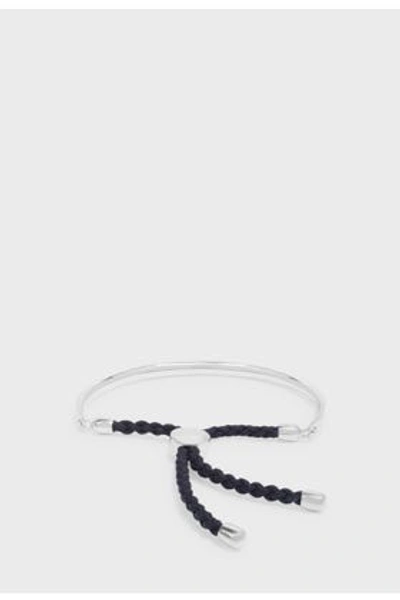 Shop Monica Vinader Fiji Friendship P Bracelet In Black