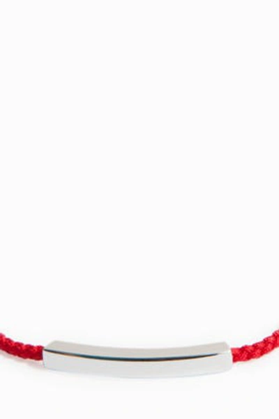 Shop Monica Vinader Linear Friendship Bracelet In Metallic