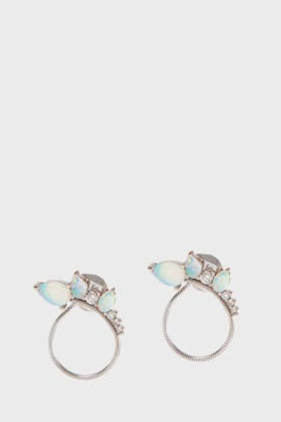 Shop Fernando Jorge Electric Loop Earrings In Metallic