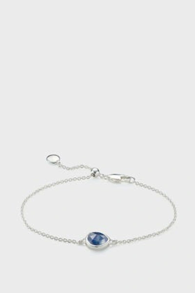 Shop Monica Vinader Siren Fine Chain Bracelet In Silver